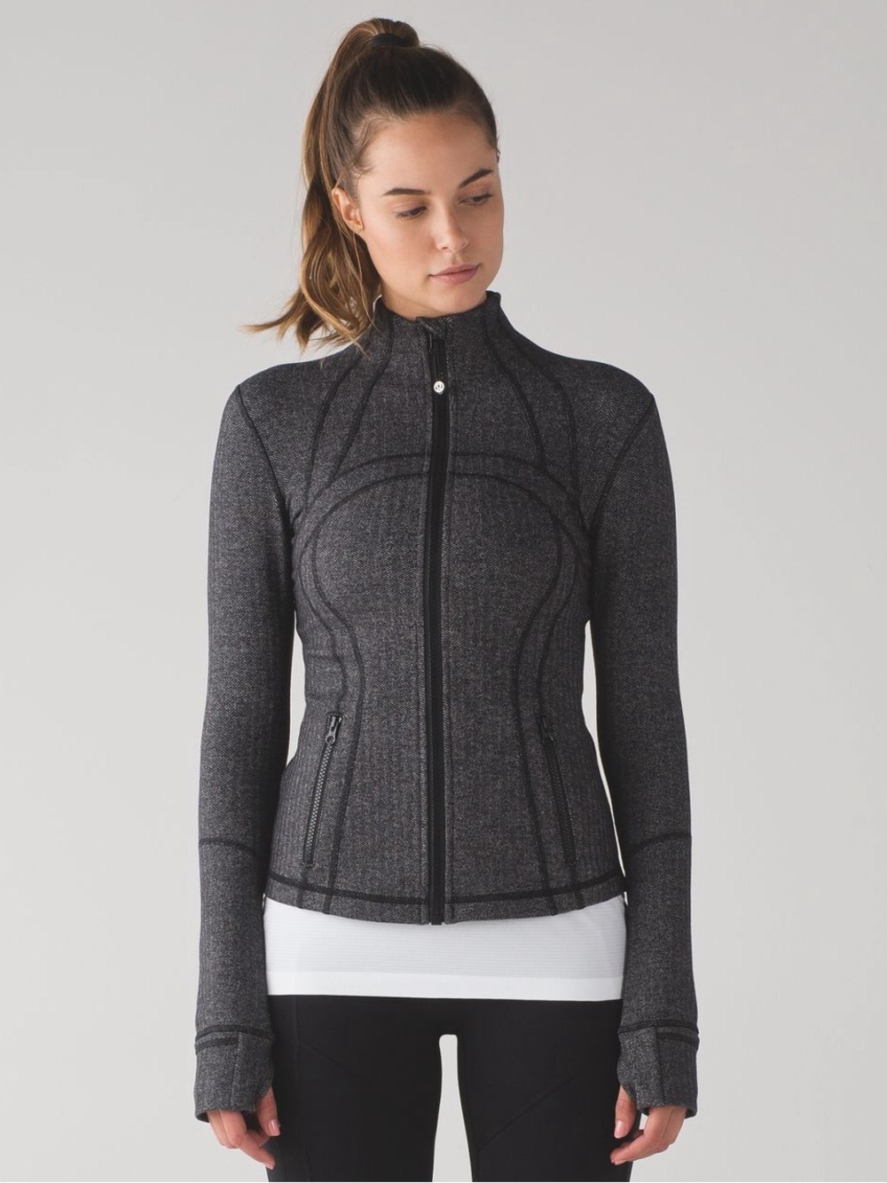 Lululemon Define Jacket Heathered Herringbone